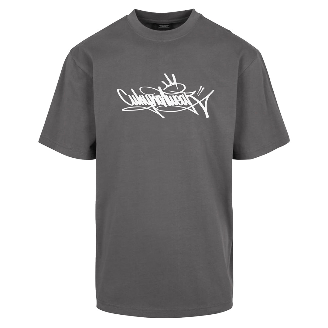 t-shirt oversize grigia
