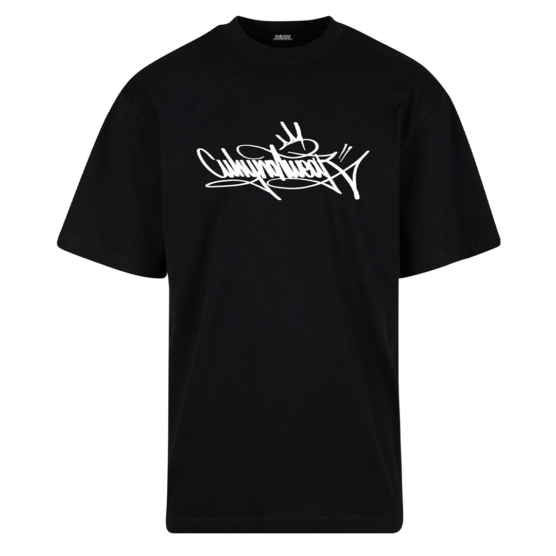 t-shirt oversize nera